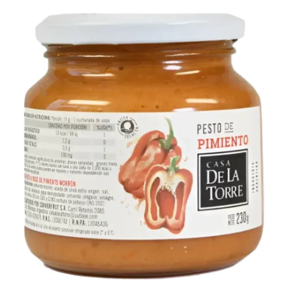 Pesto de Pimiento 230G Casa de la Torre