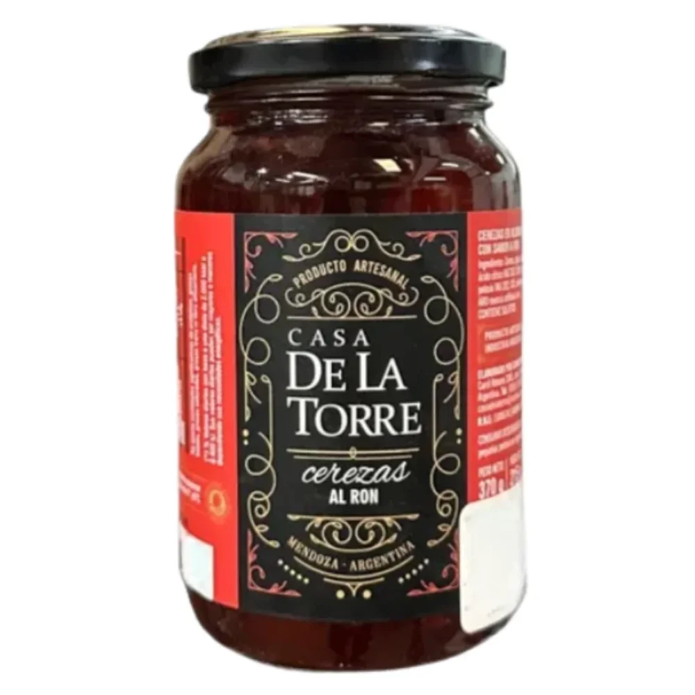 Cerezas al Ron 370G Casa de la Torre