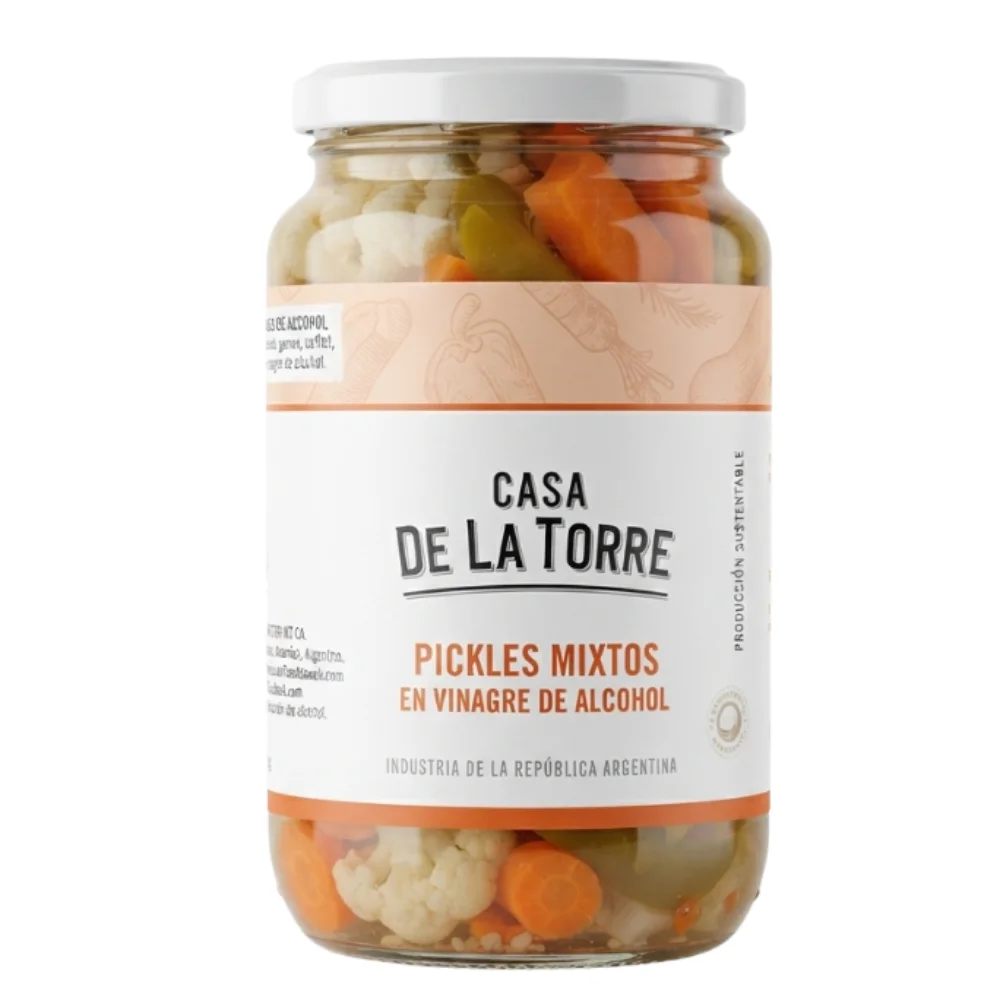 Pickles Mixtos en Vinagre de Alcohol 300G Casa de la Torre