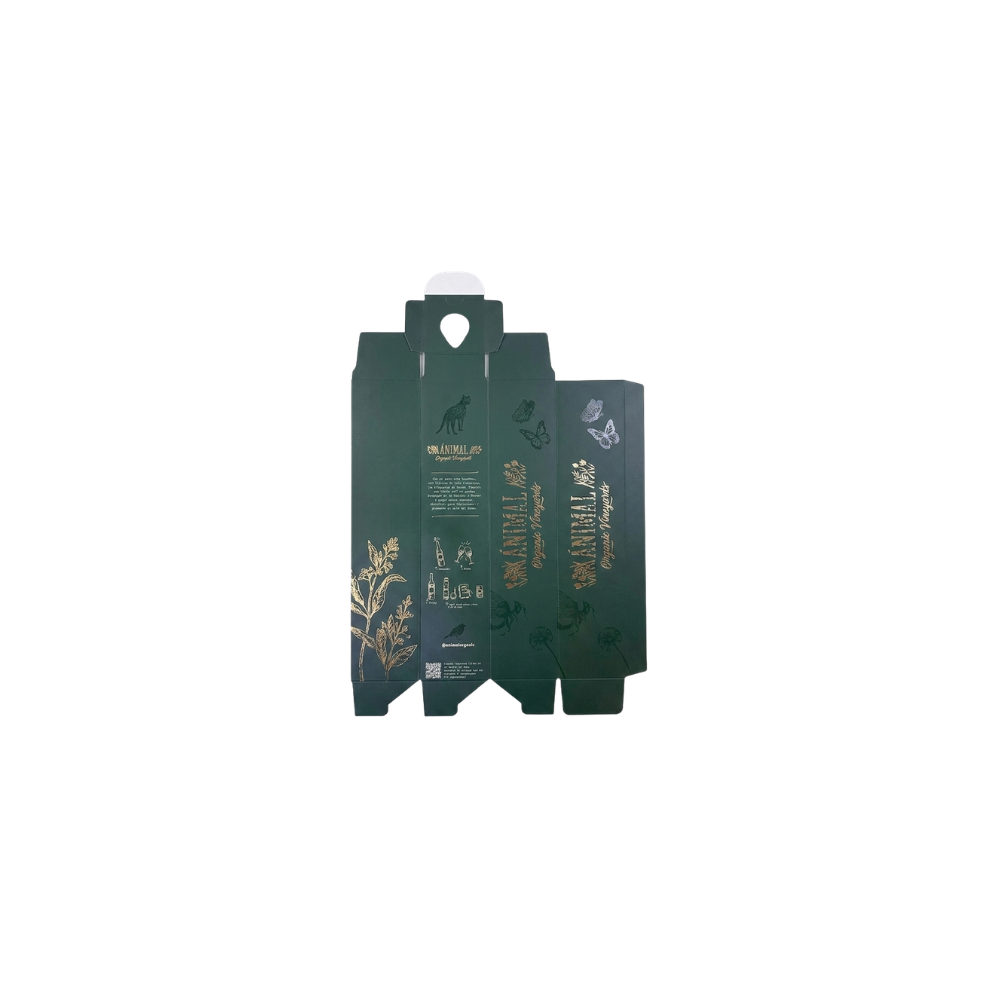 R2) ANIMAL ESTUCHE DE CARTON PARA VINO INDIVIDUAL