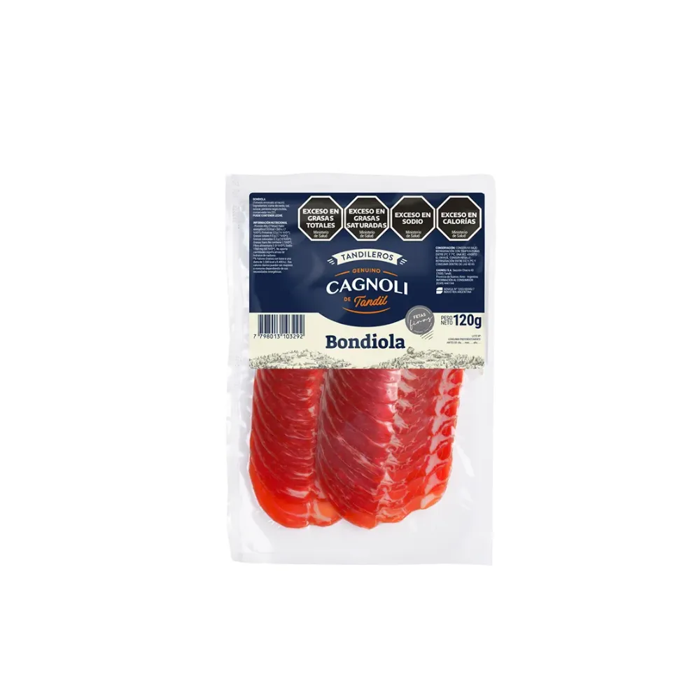 BONDIOLA FETEADA *120G CAGNOLI