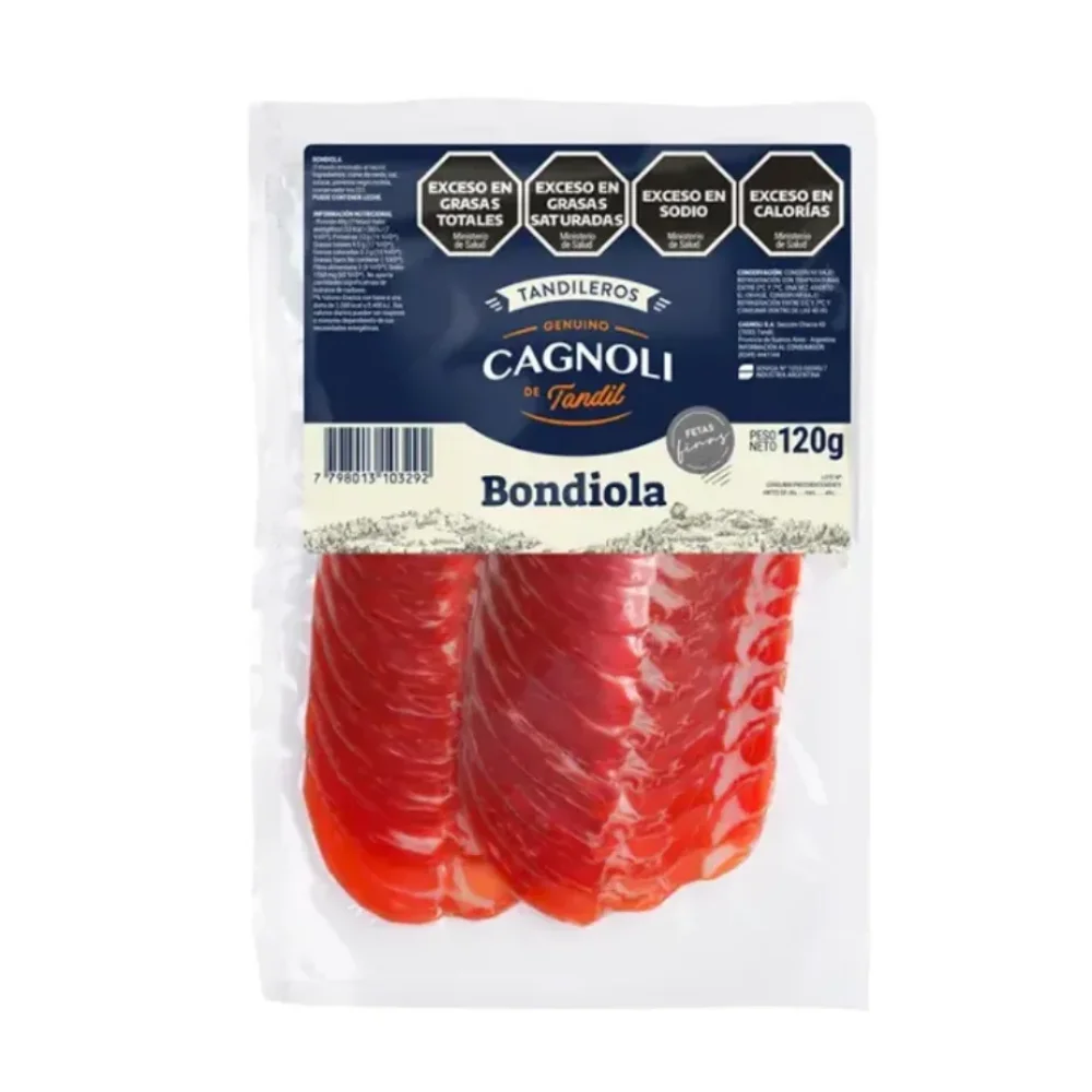 Bondiola Feteada 120G Cagnoli