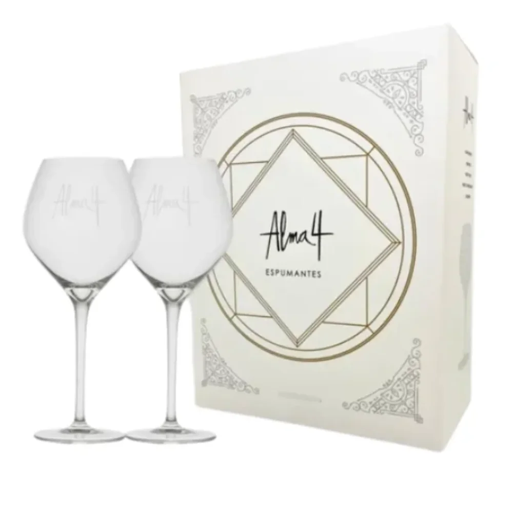 Estuche X2 Copas Espumantes Alma 4
