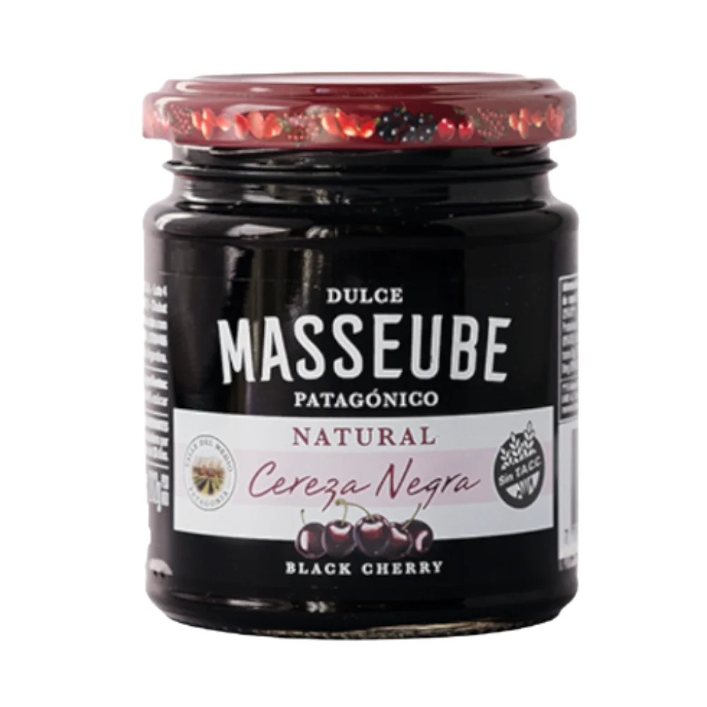 Dulce de Cereza Negra Natural 240G Masseube