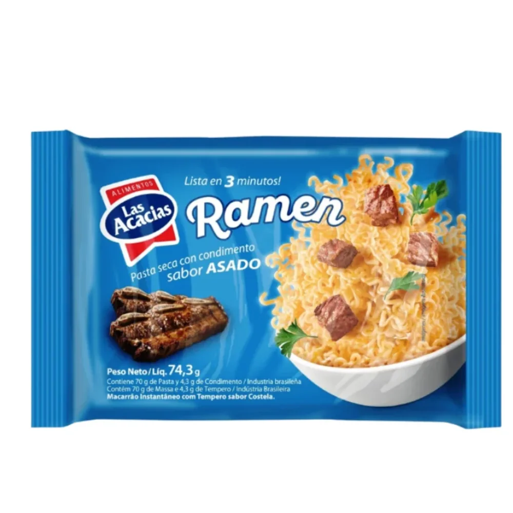 Ramen Sabor Asado 74.3GR las Acacias