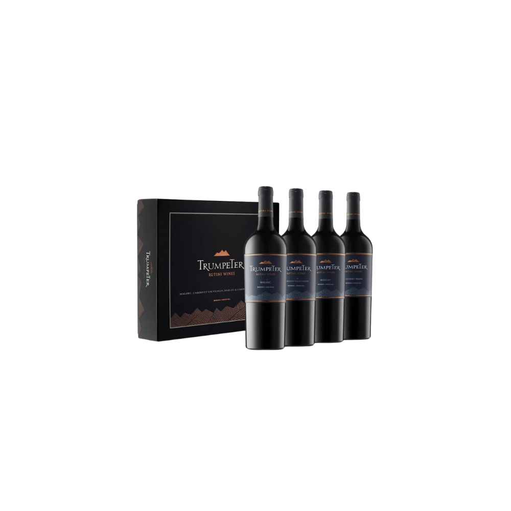 TRUMPETER SURTIDO ESTUCHE CARTON X 4 BOT *750ML