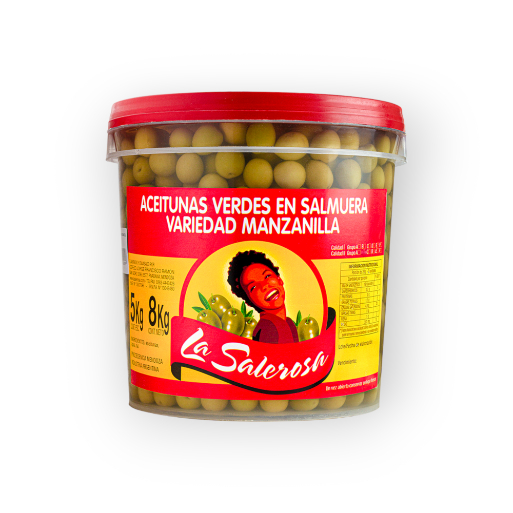 ACEITUNAS VERDES MANZANILLA N° 00 *5KG LA SALEROSA