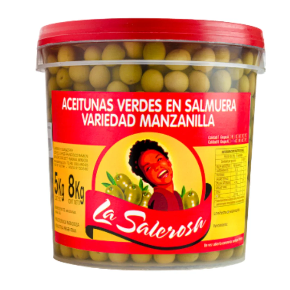 Aceitunas Verdes Manzanilla N° 00 5KG la Salerosa