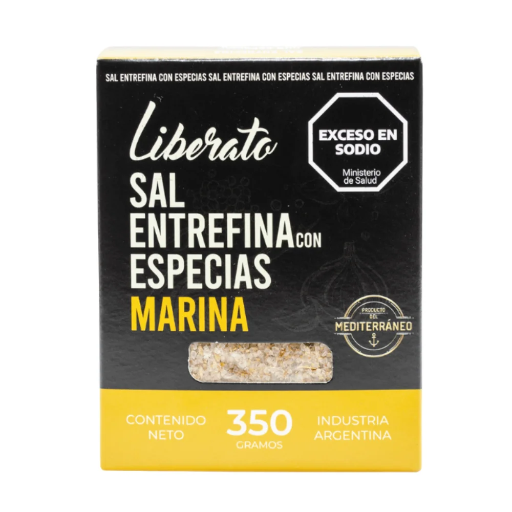 Sal Marina Entrefina con Especias 350G Liberato