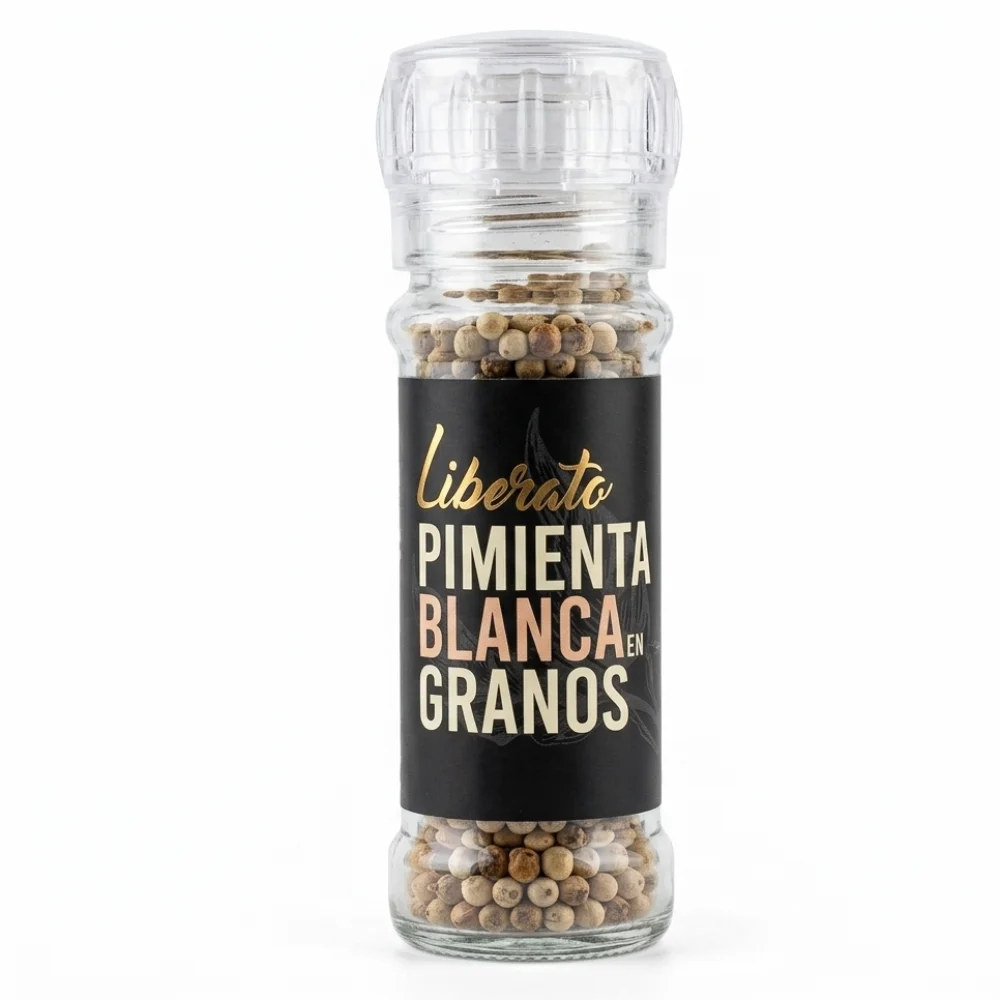 Molinillo Pimienta Blanca en Granos 55GR Liberato