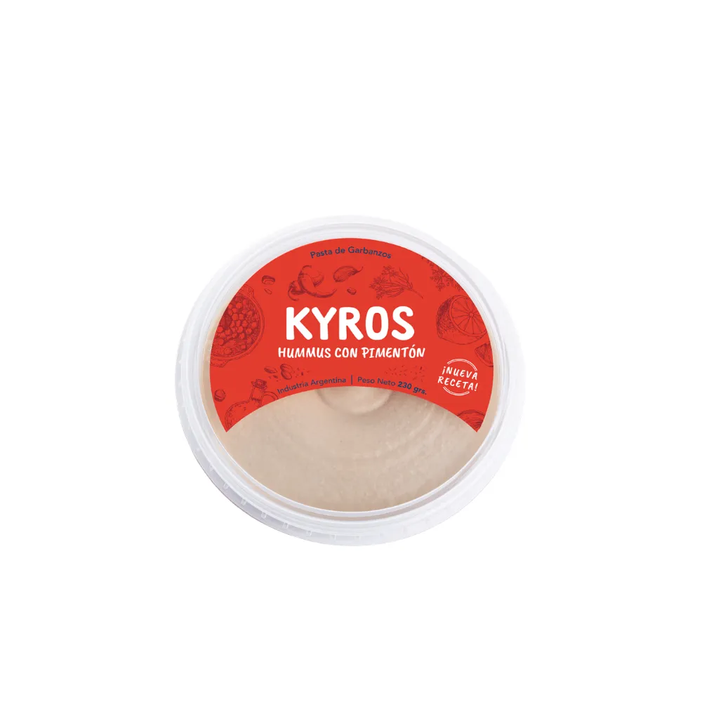 HUMMUS CON PIMENTON *230G KYROS