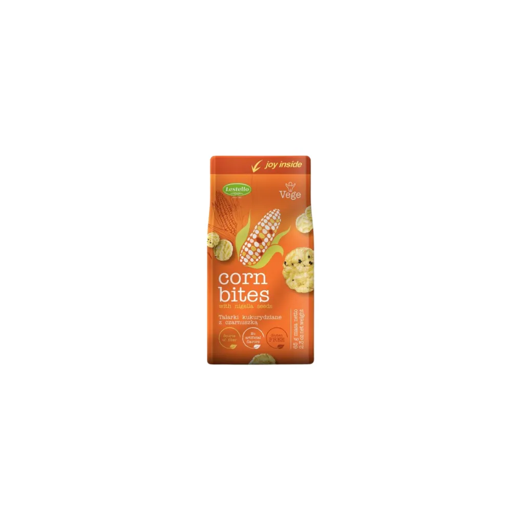 SNACK DE MAIZ CON SEMILLAS DE NIELLA *65GR LESTELLO