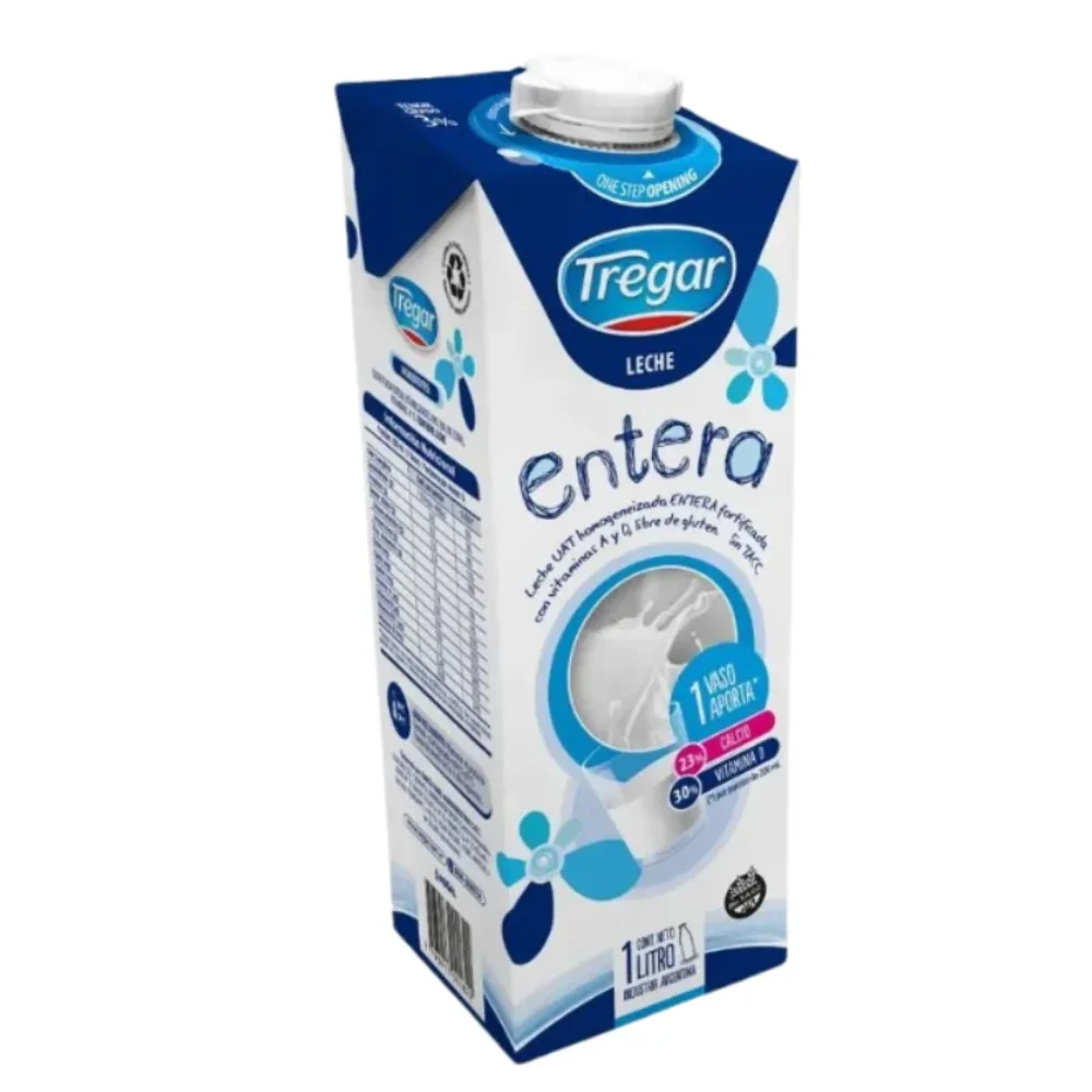Leche Entera 1L Tregar