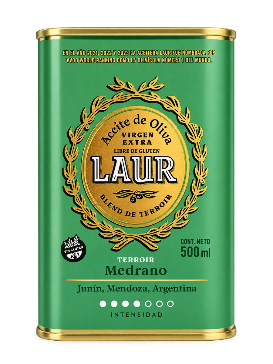 ACEITE DE OLIVA V.E. TERROIR MEDRANO *500ML LATA LAUR