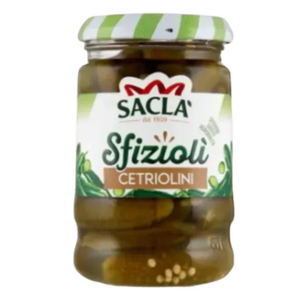 Cetrioini Sfizioli 190GR Vidrio Sacla