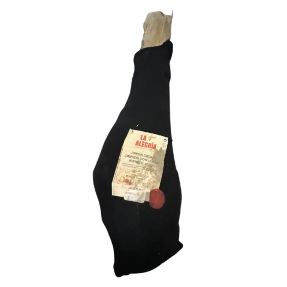 R2) Jamon Crudo C/h "100% Iberico" 8,5KG Aprox la Alegria