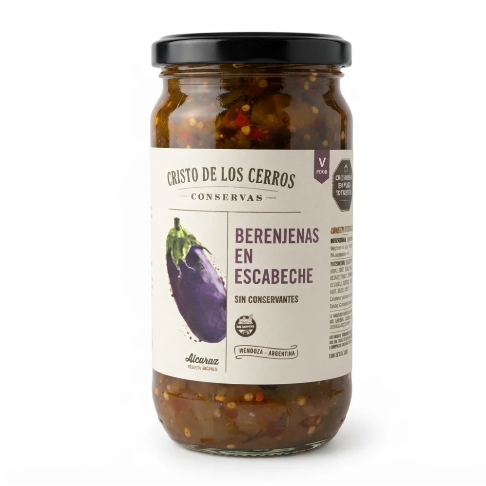 Berenjenas en Escabeche 310G Cristo
