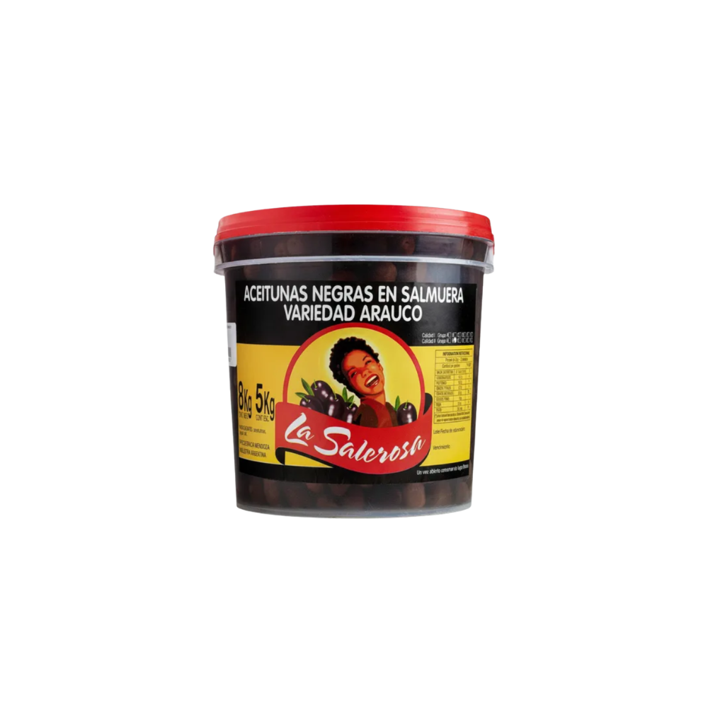ACEITUNAS NEGRAS N° 0 *5KG LA SALEROSA