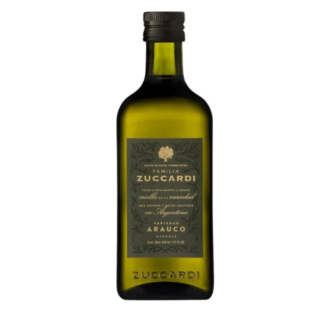 Aceite de Oliva V.E. Arauco 500ML Vidrio Familia Zuccardi